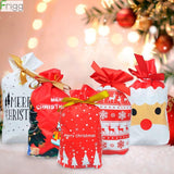 Christmas Drawstring Gift Bags