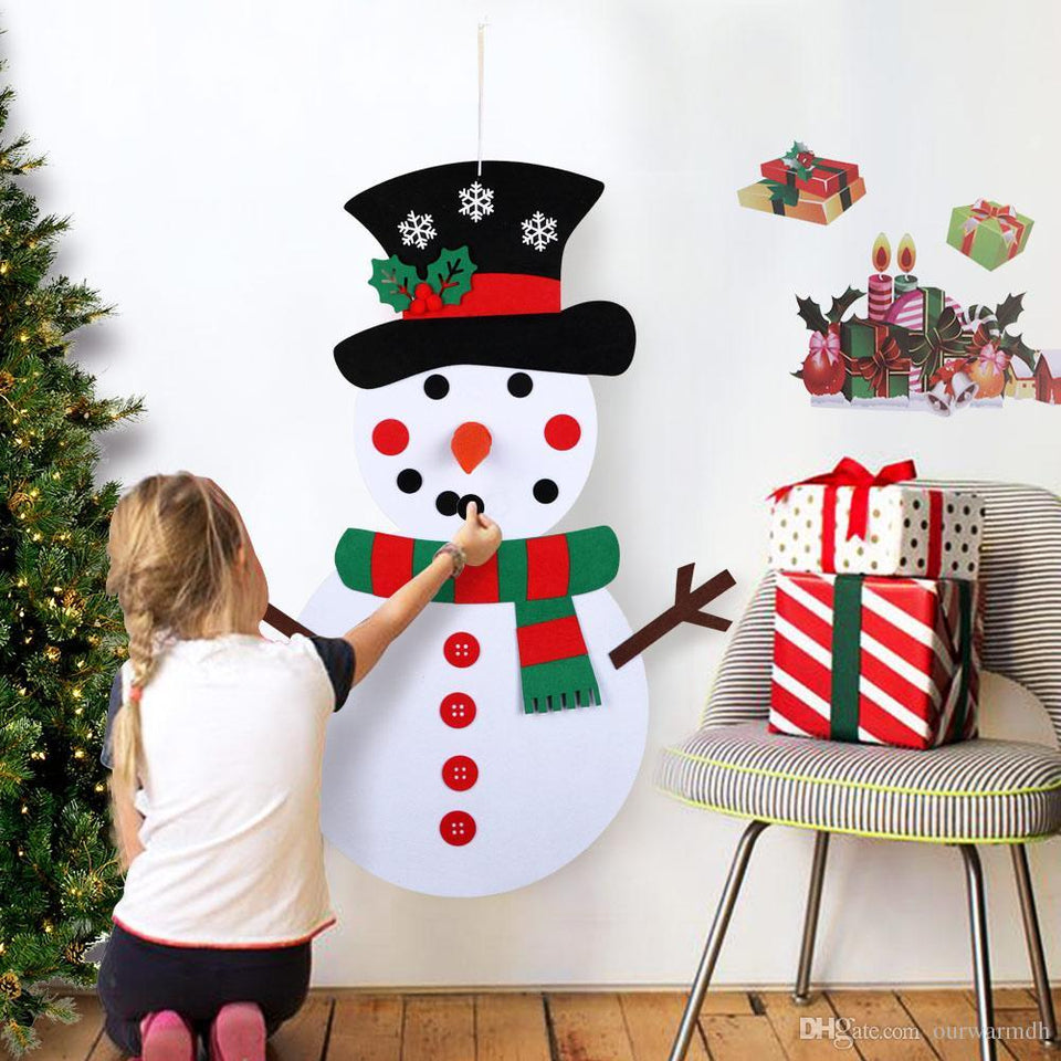 DIY Felt Snowman