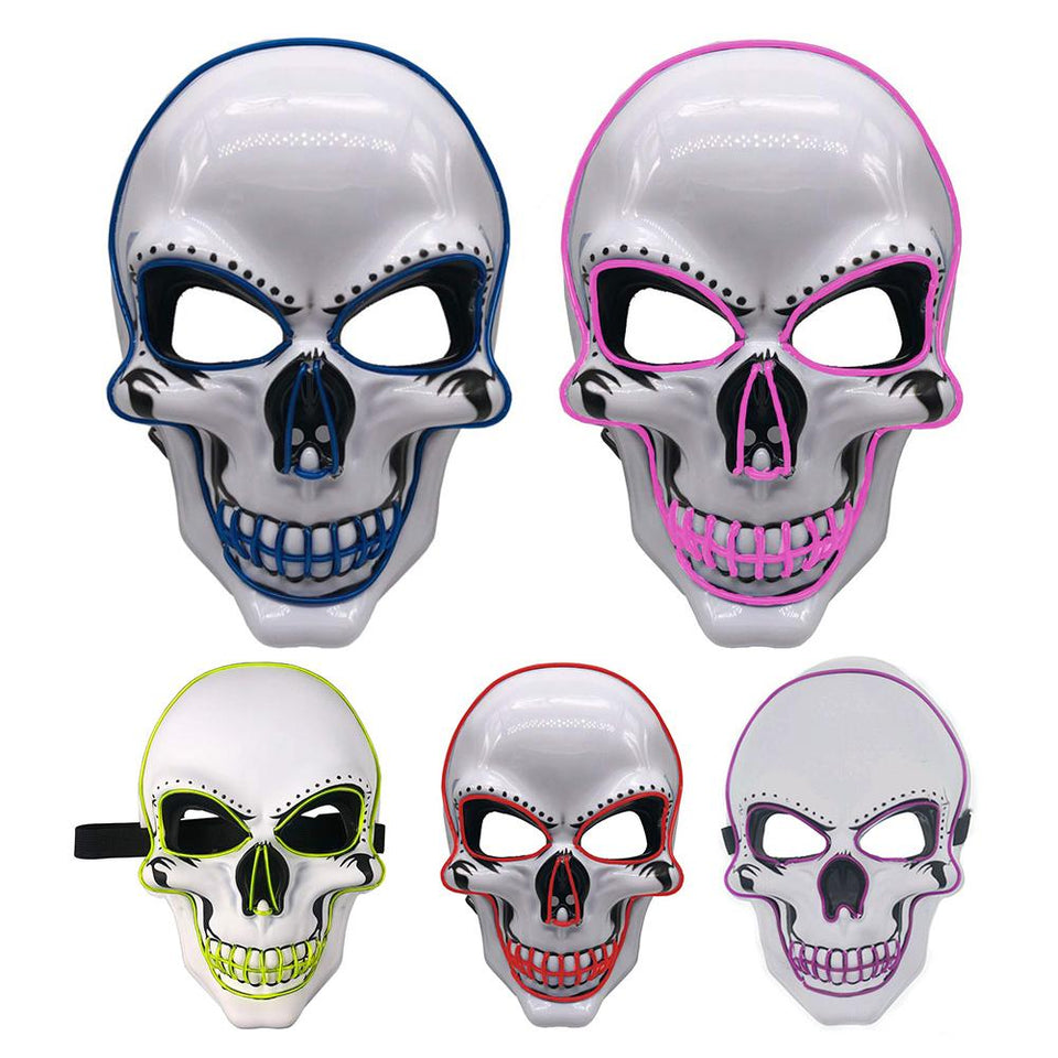Halloween LED Skeleton Mask