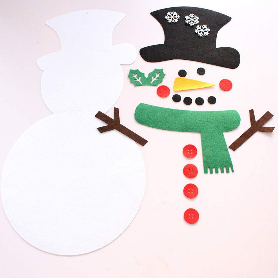 DIY Felt Snowman