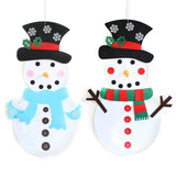 DIY Felt Snowman
