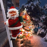 Funny Climbing Santa