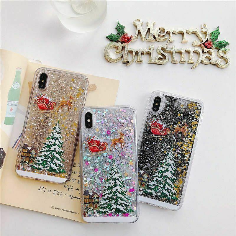 Glittering Santa Iphone Case