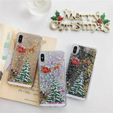 Glittering Santa Iphone Case