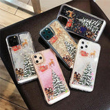 Glittering Santa Iphone Case